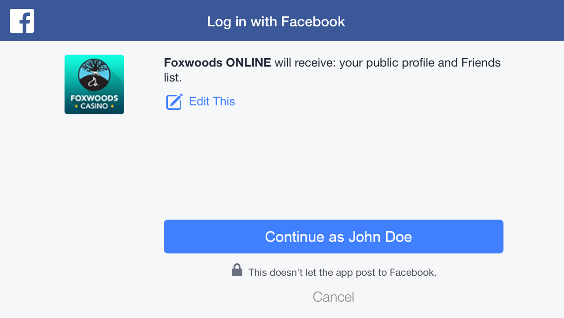How to Connect a Facebook Account – FoxwoodsONLINE Help Center